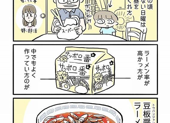 【思い出】父の豆板醤ねぎラーメンの話