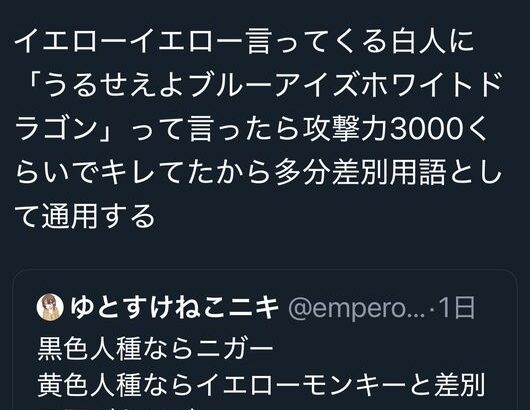 そういえば白人への差別用語って聞かないよな