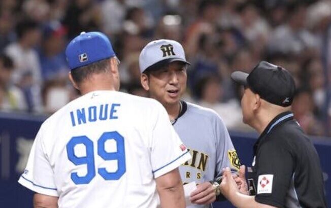 【朗報】阪神の藤川監督、中日井上監督と和解していた