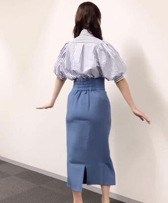 増田紗織アナ　セクシーなお尻と腰回り！！【GIF動画あり】