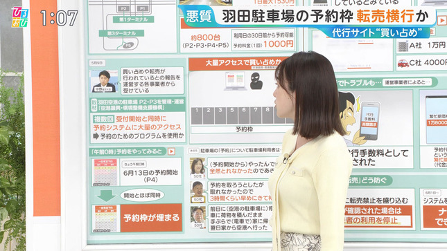 若林有子アナ　ニットの横乳くっきり！！