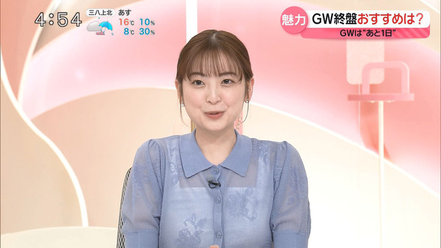 透け透け！！　瀧口麻衣アナ