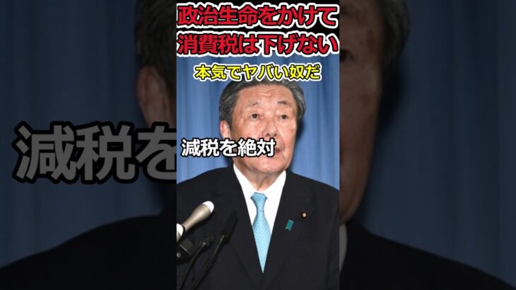 【YouTube】消費税の維持に政治生命をかける!?⇒減税を否定し続ける自民党