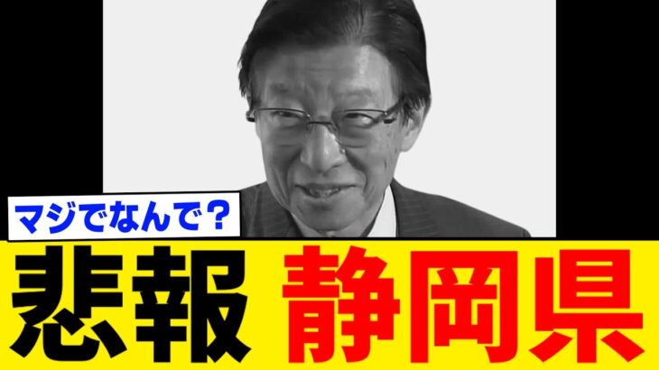 【マジかよ】静岡県、県民絶句な事件が起きていた・・・。
