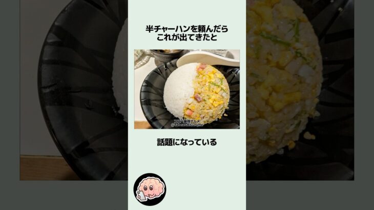 【驚愕】店主が半チャーハンの解釈を間違えてしまった件に関するうんちく