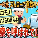 【驚愕】ラーメン屋でピッチャーしか渡されなくてマイストローで直に水飲んでたら警察沙汰になった