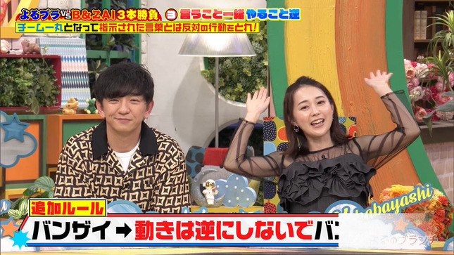 透け透け、若林有子アナ　脇全開！！