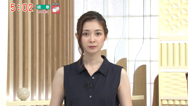 住田紗里アナ　ノースリーブ！！