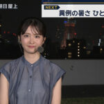 「報ステ」お天気お姉さん　透ける！！【GIF動画あり】