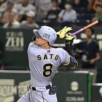 佐藤輝明さん、打率.285 40本塁打 99打点ペース