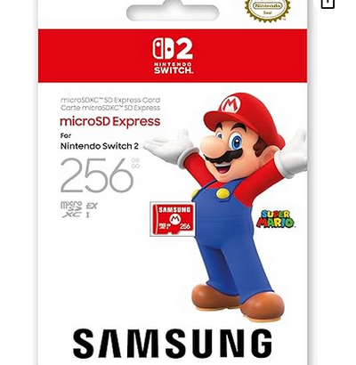 Switch2のSDカード、なぜかサムスン製だけ10%オフｗｗｗｗｗｗ
