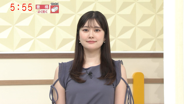 増田紗織アナ　セクシーノースリーブ！！