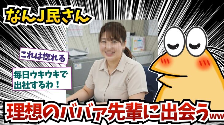 【驚愕】なんJ民さん、理想のババア先輩に出会うww