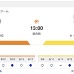 【虎実況】[8月17日] 阪神 vs 巨人（東京ドーム）21回戦　13:00～