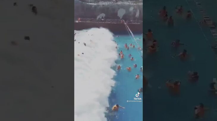 【動画】中国の波の出るプール、レベチ・・・・・！