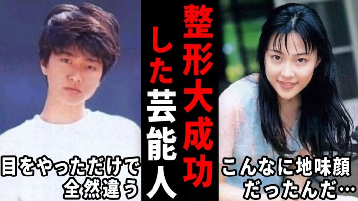 【驚愕】こりゃ、やって良かったわ!整形が大成功したと思う芸能人…w