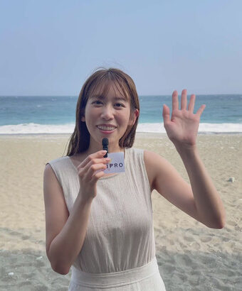 中川安奈アナ　グラビア撮影風景！！【GIF動画あり】