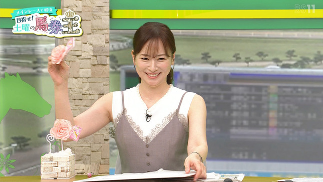 皆藤愛子アナと森千晴アナ　ノースリーブで脇全開！！