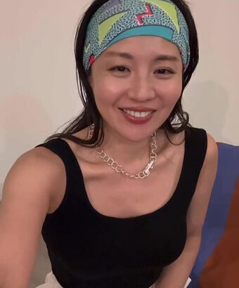 大橋未歩アナ　タンクトップの巨乳、うっすらと谷間の裾野！！【GIF動画あり】
