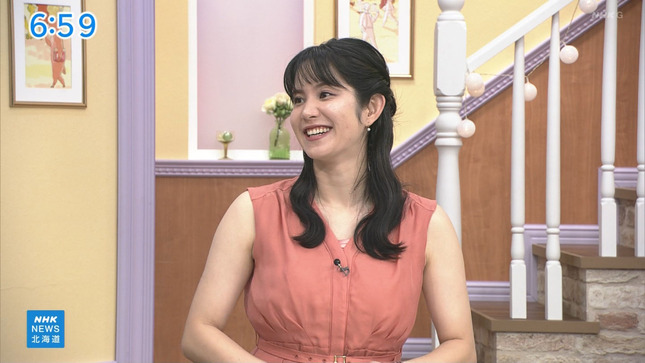 飯尾夏帆アナ　ノースリーブの巨乳！！