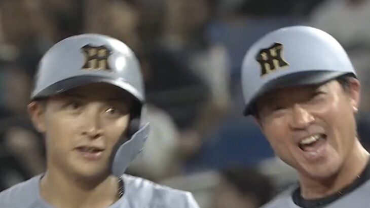 阪神３ー１ヤクルト　満塁から熊谷が決めた!!!10回表の値千金タイムリーツーベースが決勝点!!!