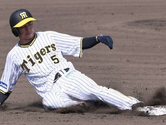 近本光司、盗塁数27でセリーグ2位に！！！