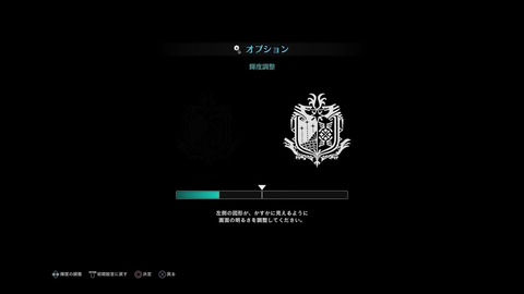 「右側のマークが見えるように明度を調整してください」←こういうの