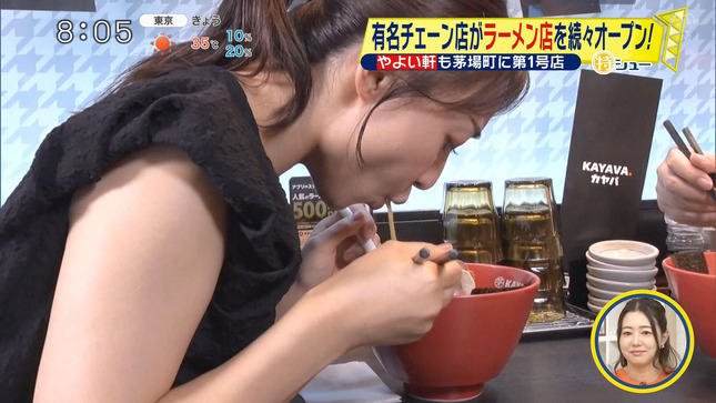 杉原凜アナ　ムチムチノースリーブ！！