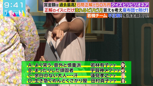 田村真子アナ　ノースリーブで脇チラ見え！！