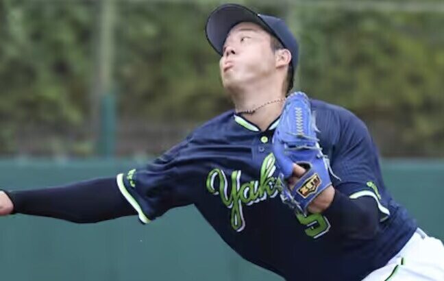 ヤクルト・青柳晃洋、2回を投げて被安打3与四死球4で終わる