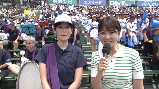 山下佳織アナ　巨乳、甲子園！！