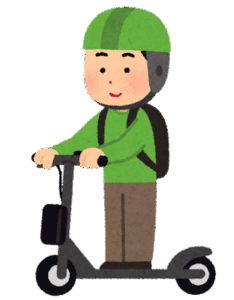電動キックボードに乗った男　車にはねられる（動画あり）