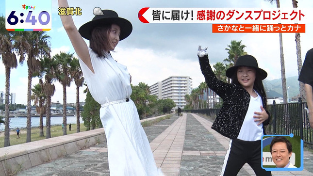 佐藤佳奈アナ　ダンスで脇チラ！！