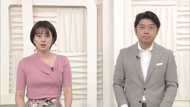 徳島えりかアナ　胸元強調衣装！！