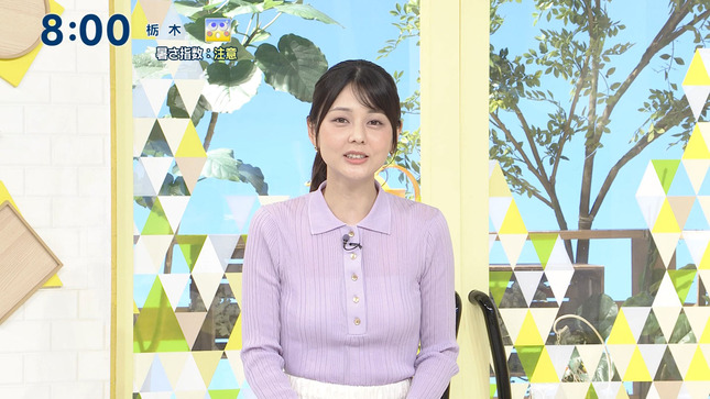 佐藤梨那アナ　うっすらと透けるニットとお尻！！