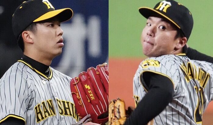 才木、村上←セーフ、高橋遥人←ヤバい、伊藤将司←ヤバい、デュプ←はよ帰ってこい、ネルソン←調整中