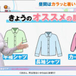 椿野ゆうこキャスター　巨乳くっきり天気予報！！