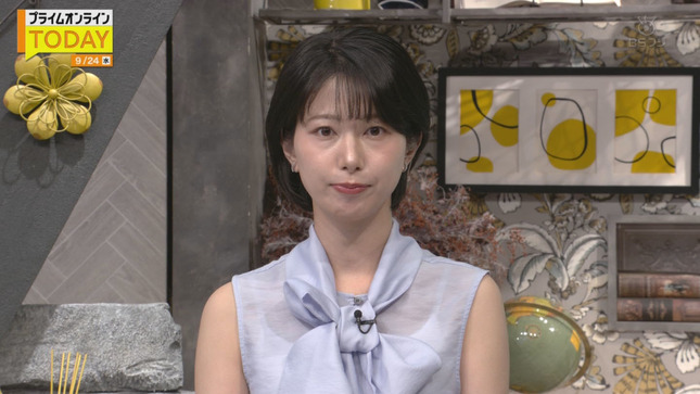 海老原優香アナ　透け透けノースリーブ脇！！