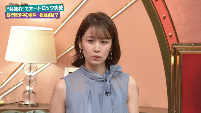 良原安美アナ　透け透けノースリーブ！！