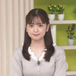 瀧口麻衣アナ　ニットで胸元強調！！
