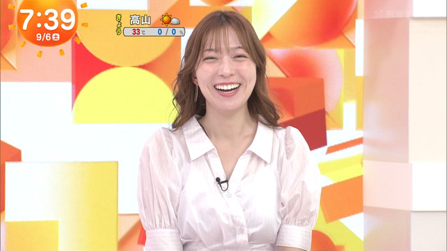 阿部華也子アナ　うっすらと透ける！！