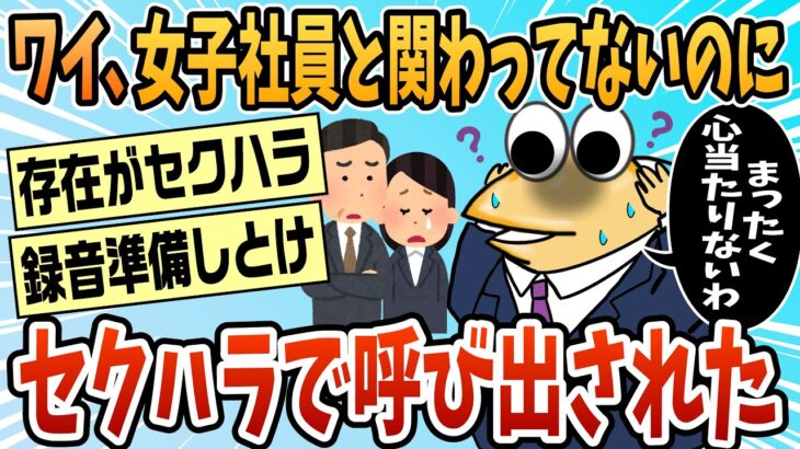 【驚愕】出社したらセクハラしたとか言われて呼び出されたんだがww