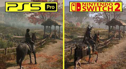 【比較】「アサクリシャドウズ」のSwitch2版とPS5pro版のグラフィック比較きたぞ!!