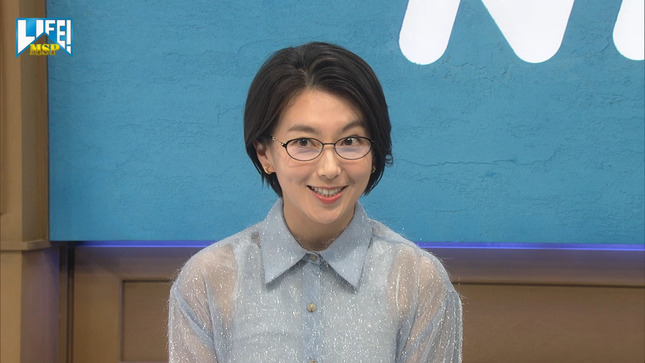 和久田麻由子アナ　シースルーで復活！！