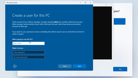 【悲報】『Windows11』、インストール時にローカルアカウント作成不可能。アカウント強制へ🥺