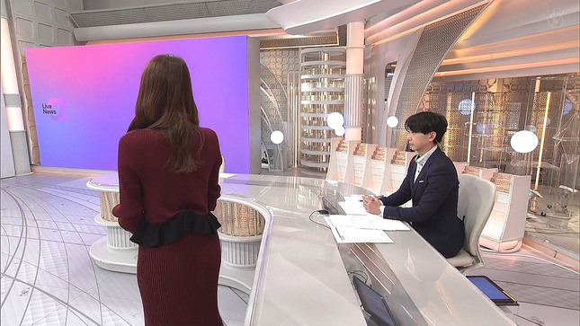 堤礼実アナ　セクシーなお尻！！【GIF動画あり】