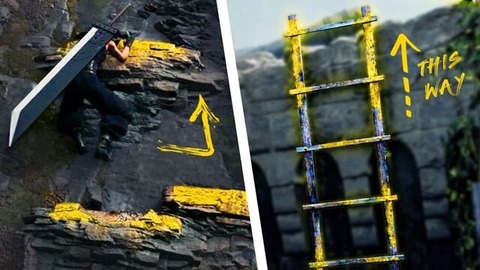 【朗報】スクエニ「迷子になって苛つくのと、たまに黄色いペンキが塗ってあるの、どっちがいいですか」