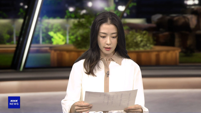 副島萌生アナ　NHKニュース7