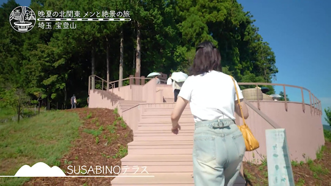 市川紗椰キャスター　階段を上るお尻にパン線！！【GIF動画あり】