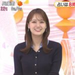 井上清華アナ　ニットの胸元！！